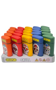 GSD Jet Flame Lighters in Display Box - Assorted Designs